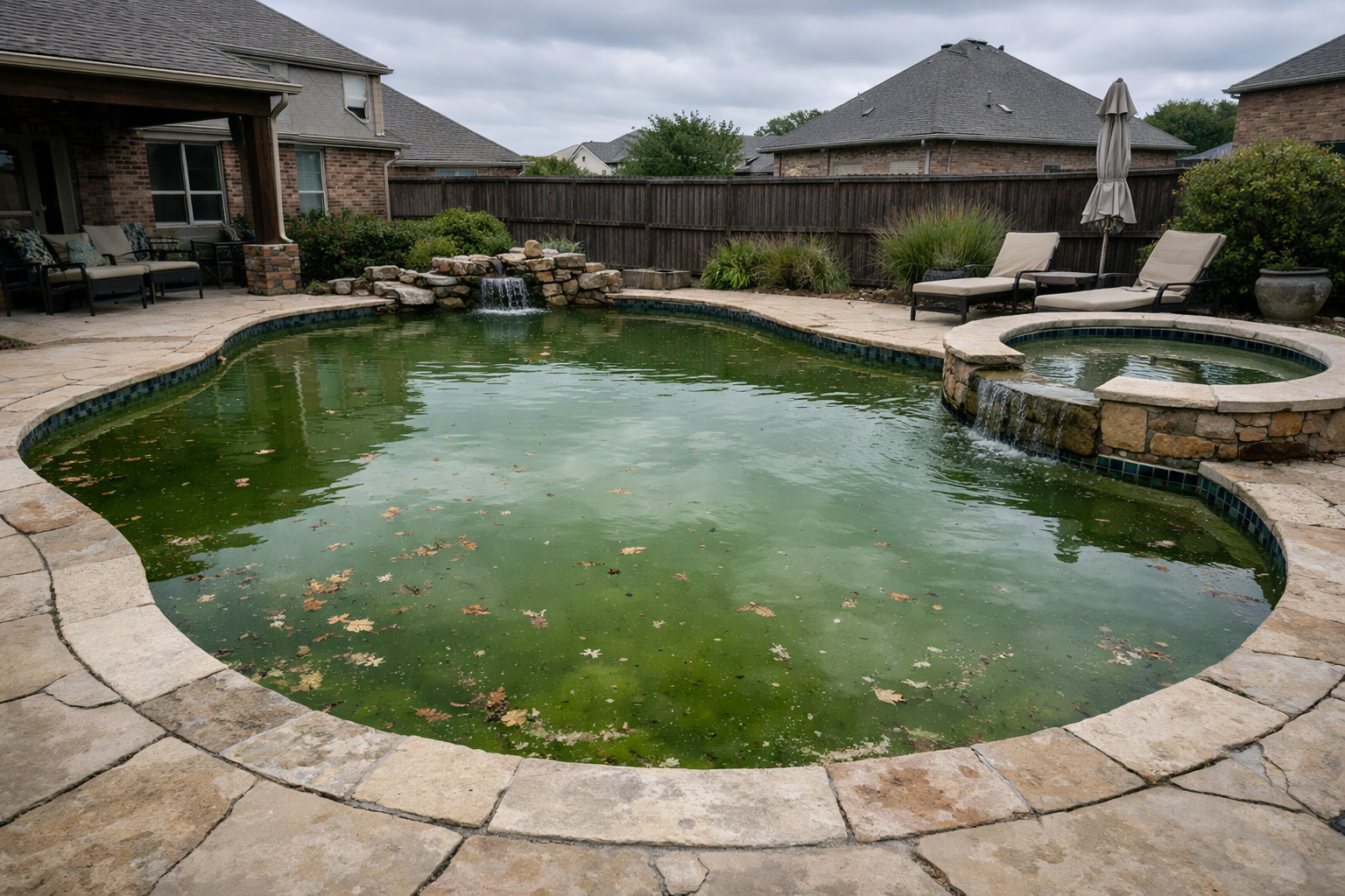 Before — Cloudy Water to Crystal Clear in 24 Hours